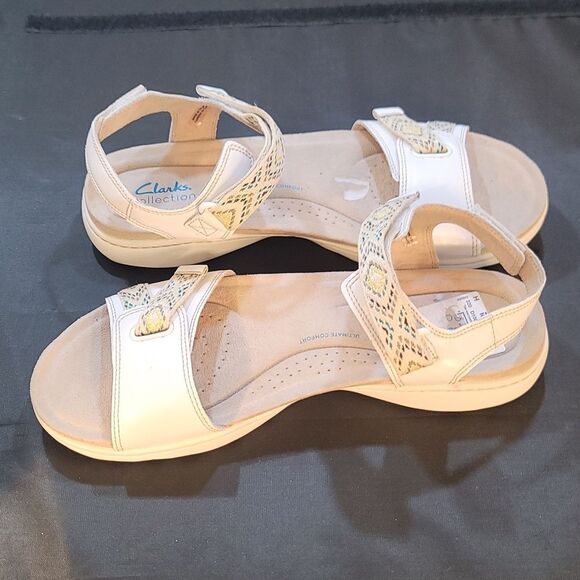 BRAND NEW Clark's WOMEN'S AMANDA'S SPRINT  LEATHER ACTIVE SANDAL - Picture 6 of 14